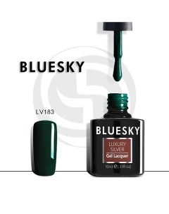 Гель лак Luxury Silver Черный властелин Bluesky