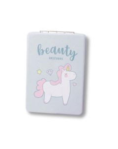 Зеркало складное "Unicorn beauty green" с увеличением Ilikegift