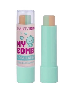 Консилер стик двухцветный Concealer stick duo colors "Bomb concealer" Beauty bomb