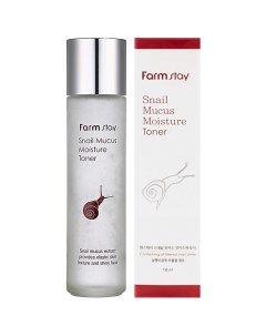 Тонер для лица увлажняющий с муцином улитки Snail Mucus Moisture Toner Farmstay