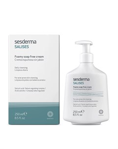 Крем пенящийся для умывания для лица и тела Salises Sesderma