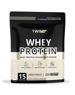 Сывороточный протеин вкус ваниль Whey Protein Concentrate Powder 1win