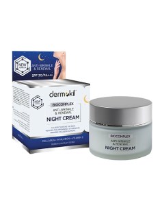 Крем коллаген биокомплекс ночной Anti-Wrinkle & Renewal Night Cream Dermokil