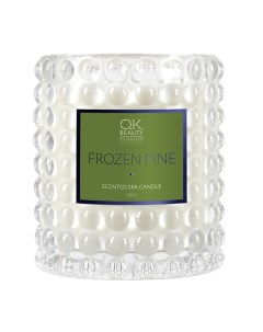 Ароматическая СПА свеча Scented SPA Candle Frozen Pine Ok beauty