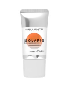 Тональная основа с SPF 25+ надежная защита от UV-лучей Solaris Influence beauty