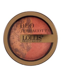 Румяна для лица Duo Terracotta Lollis