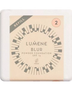 Компактная тональная пудра Blur Longwear SPF 15, сменный блок Lumene