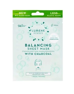 Матирующая и балансирующая тканевая маска Balancing Sheet Mask 1.0 Lumene