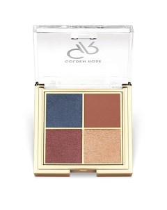 Тени для век QUATTRO eyeshadow palette Golden rose