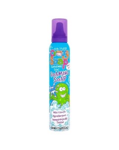 Мусс-пена для детских забав и купания в ванной голубая Crasy Soap Foaming Soap Kids stuff