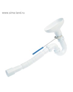 Сифон для мойки "" DR0115, 1 1/2", с гофротрубой 40/50 мм, с разрывом струи Ани пласт