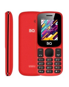 Сотовый телефон M-1848 Step+, 1.77", 2 sim, microSD, 600 мАч, черно-красный Bq