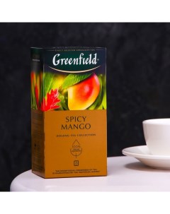 Чай улун Spicy Mango 25 пакетиков 1 5 г Greenfield