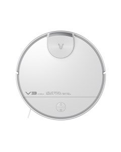 Робот пылесос Robot Vacuum V3 Max 40 Вт сухая влажная уборка 0 4 0 2 л белый Viomi