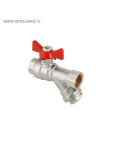 Кран шаровой BASE VT 293 N 04 1 2 с фильтром бабочка Valtec