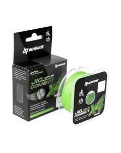 Леска плетеная Jig Connect X4 PE Light Green 0.6 0.12mm/T-N-JC-X4-0.12-150-LG Nisus