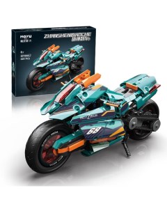 Игрушка конструктор Motorcycle MY88017 (с пультом дистанционного управления и набором электродвигателей) Moyu