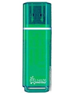 USB Flash Smart Buy Glossy Green 4GB SB4GBGS G Smartbuy