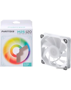 Вентилятор для корпуса M25 120 D RGB PH F120M25_DRGB_PWM_WT01 Phanteks