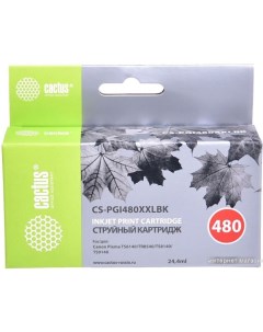 Картридж CS PGI480XXLBK аналог Canon PGI 480XXL PGBK Cactus