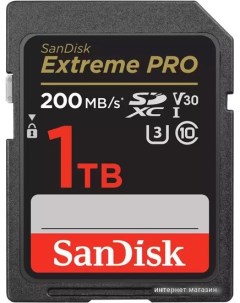 Карта памяти Extreme PRO SDXC SDSDXXD 1T00 GN4IN 1TB Sandisk