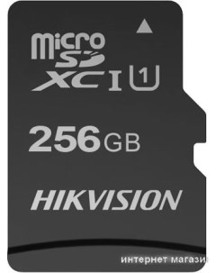 Карта памяти microSDXC HS TF C1 STD 256G Adapter 256GB с адаптером Hikvision