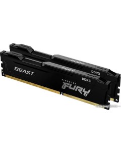 Оперативная память FURY Beast 2x4GB DDR3 PC3 14900 KF318C10BBK2 8 Kingston