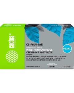 Картридж CS F6U16AE аналог HP F6U16AE Cactus