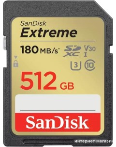 Карта памяти Extreme SDXC SDSDXVV 512G GNCIN 512GB Sandisk