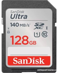 Карта памяти Ultra SDXC SDSDUNB 128G GN6IN 128GB Sandisk