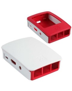 Корпус Pi 3 Case белый красный Raspberry