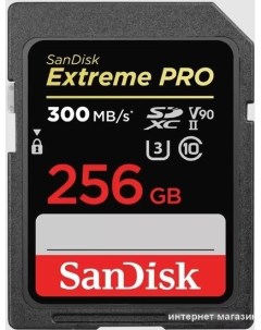 Карта памяти Extreme PRO SDXC SDSDXDK 256G GN4IN 256GB Sandisk