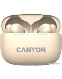 Наушники OnGo 10 ANC TWS 10 бежевый Canyon