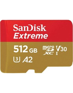 Карта памяти Extreme microSDXC SDSQXAV 512G GN6MN 512GB Sandisk