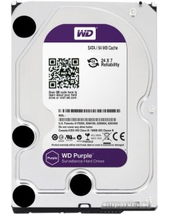 Жесткий диск Purple 1TB 10PURX Wd