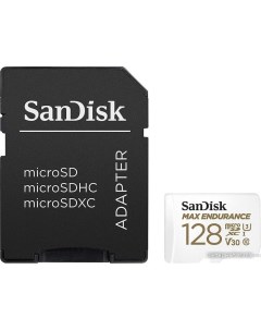 Карта памяти microSDXC SDSQQVR 128G GN6IA 128GB с адаптером Sandisk