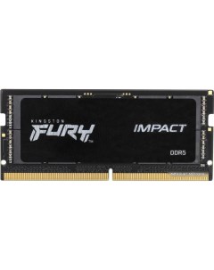 Оперативная память FURY Impact 16ГБ DDR5 SODIMM 5600 МГц KF556S40IB 16 Kingston