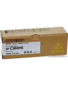 Картридж SP C360HE 408187 желтый Ricoh