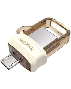 USB Flash Ultra Dual M3 0 64GB золотистый Sandisk