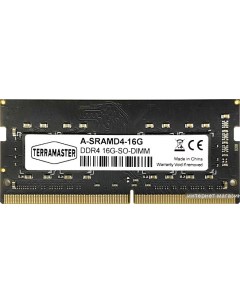 Оперативная память 16ГБ DDR4 SODIMM 2666 МГц A SRAMD4 16G Terramaster