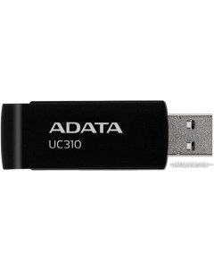 USB Flash UC310 64G RBK 64GB черный Adata