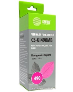 Чернила CS GI490MB Cactus