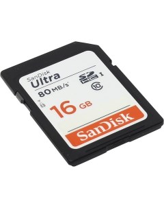 Карта памяти SDHC Class 10 16GB SDSDUNC 016G GN6IN Sandisk