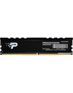 Оперативная память Signature Premium 16ГБ DDR5 5600МГц PSP516G560081H1 Patriot