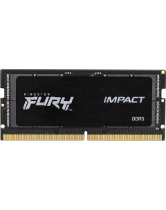 Оперативная память FURY Impact 16GB DDR5 4800 МГц KF548S38IB 16 Kingston