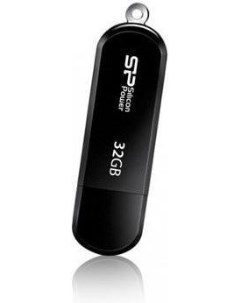 USB Flash LuxMini 322 Black 64GB SP064GBUF2322V1K Silicon power