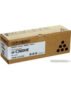 Картридж SP C360HE 408184 черный Ricoh