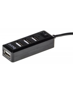 USB хаб BU HUB4 0 5L U2 0 Buro