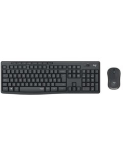 Клавиатура мышь MK295 Silent черный Logitech