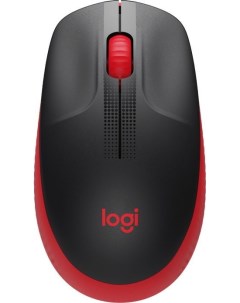 Мышь M190 черный красный Logitech